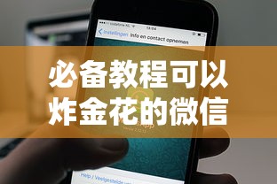 必备教程可以炸金花的微信小程序-获取