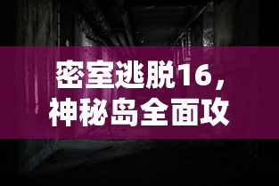 密室逃脱16，神秘岛全面攻略