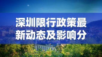 深圳限行政策最新动态及影响分析