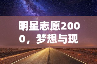 明星志愿2000，梦想与现实的交织