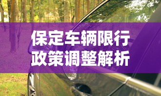 保定车辆限行政策调整解析