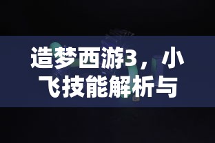 造梦西游3，小飞技能解析与策略