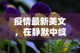 疫情最新美文，在静默中绽放的希望