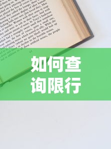 如何查询限行申请结果，详细步骤与注意事项