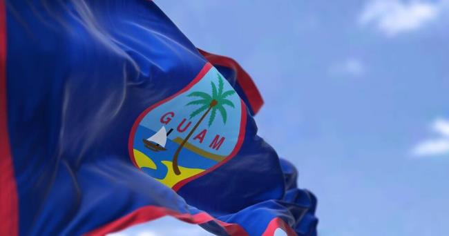 Flag of Guam (rarrarorro / Shutterstock)