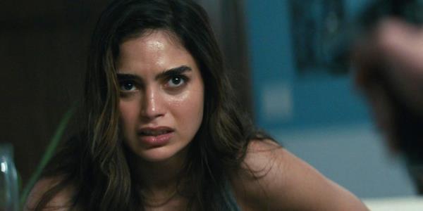 Melissa Barrera looking scared in Scream