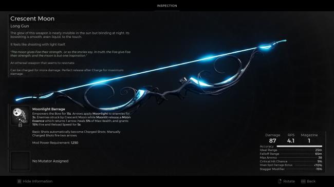 The Crescent Moon Bow summary Remnant 2