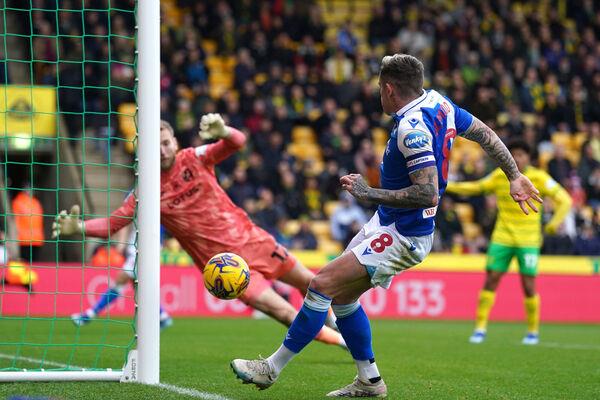 Blackburn Rovers' Sammie Szmodics scores his second. Photo credit: Joe Giddens/PA Wire Blackburn Rovers' Sammie Szmodics scores his second. Photo credit: Joe Giddens/PA Wire