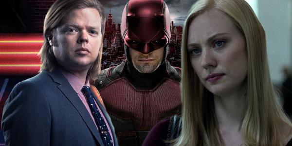 An image of Daredevil, Foggy, Karen in MCU