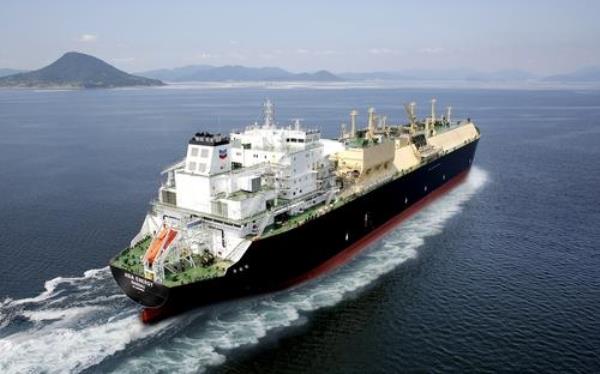 This photo provided by HD Hyundai Marine Solution Co. on Feb. 22, 2024, shows a 160,000-cubic-meter liquefied natural gas carrier that the company will renovate under a deal with Chevron. (PHOTO NOT FOR SALE) (Yonhap)