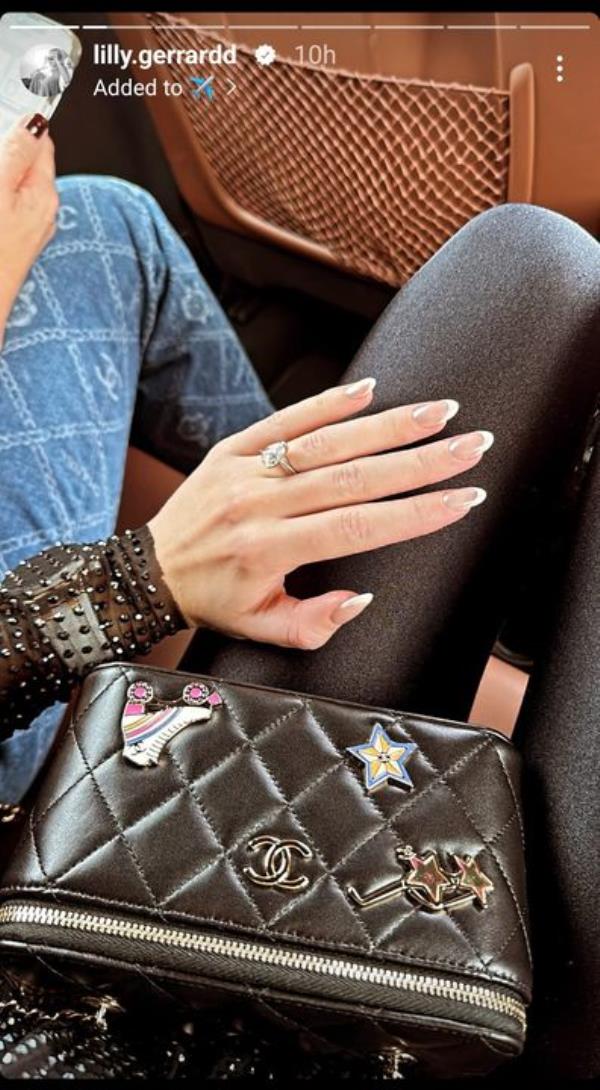 Lilly shared a photo of a ring