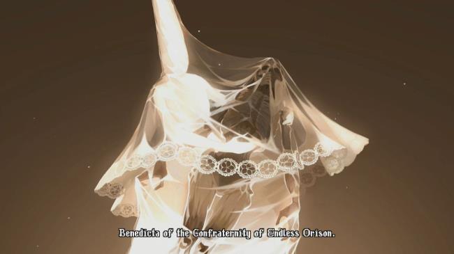 An image of Benedicta of the Endless Orison in Blasphemous 2