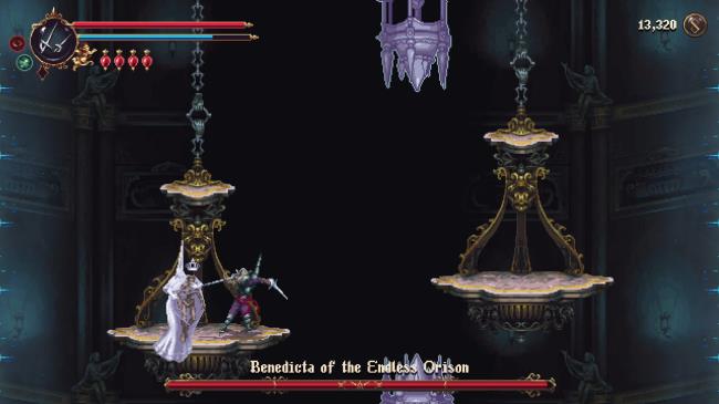 Blasphemous-2-Benedicta-Of-The-Endless-Orison-Spiked-Pillars