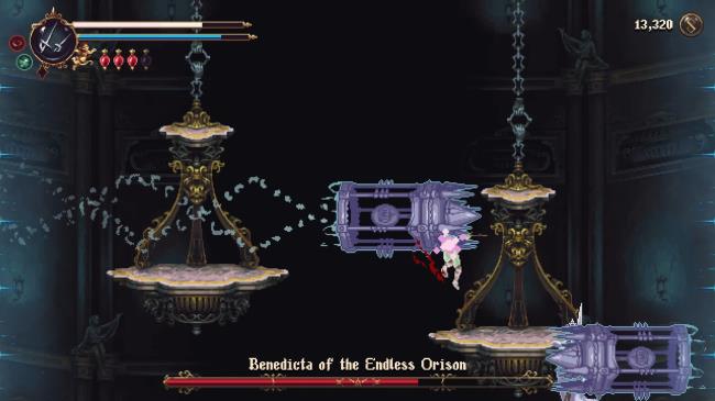 Blasphemous-2-Benedicta-Of-The-Endless-Orison-Multiple-Teleporting-Spiked-Pillars