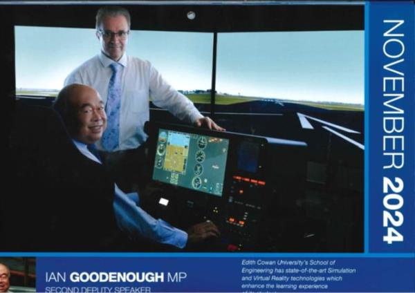 Ian Goodenough’s January 2024 calendar image.