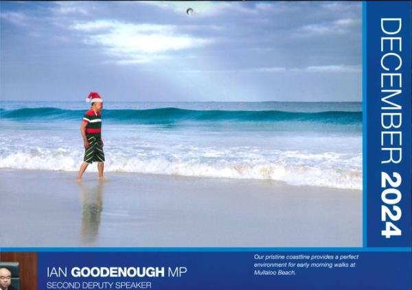 Ian Goodenough’s August 2024 calendar image.