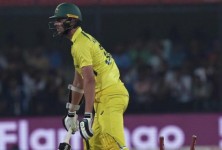 David Warner was out in comical fashion. 