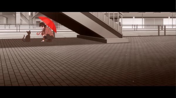 Screenshot taken from Koyomi Vamp 8-minute trailer, borders exist in original video